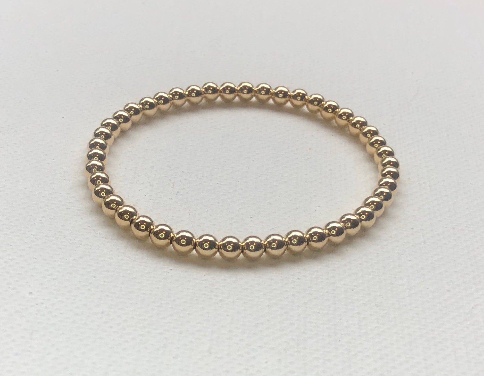 Gold Ball Beaded Bracelet