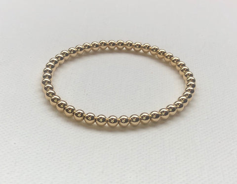 Gold Ball Beaded Bracelet