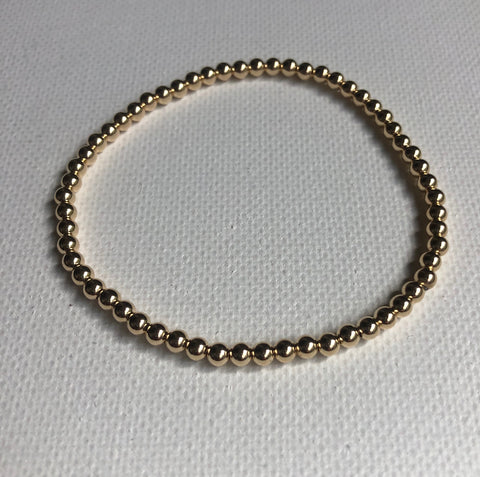 Gold Ball Beaded Bracelet