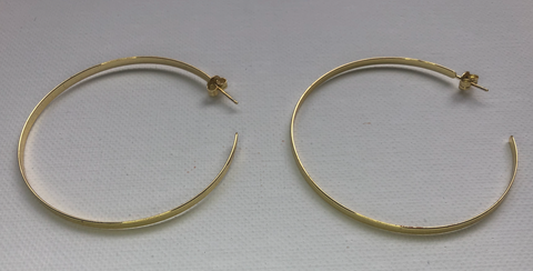 Gold Classic Large Hoop