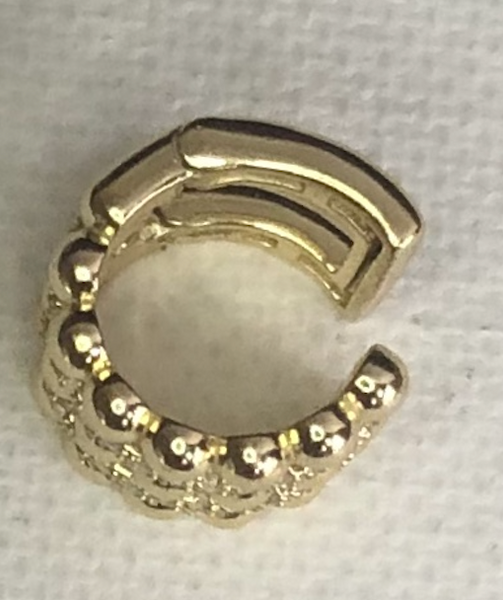 Gold Ball Ear Cuff