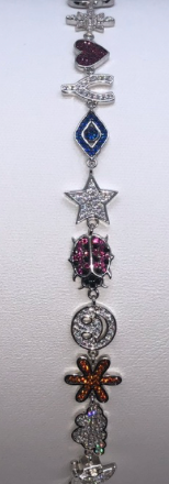 Rainbow Charm Bracelet