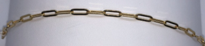 Gold Classic Chain Link Bracelet