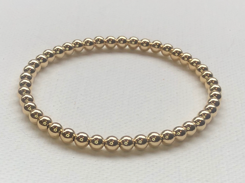 Gold Ball Beaded Bracelet