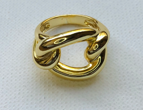 Gold Chain Ring