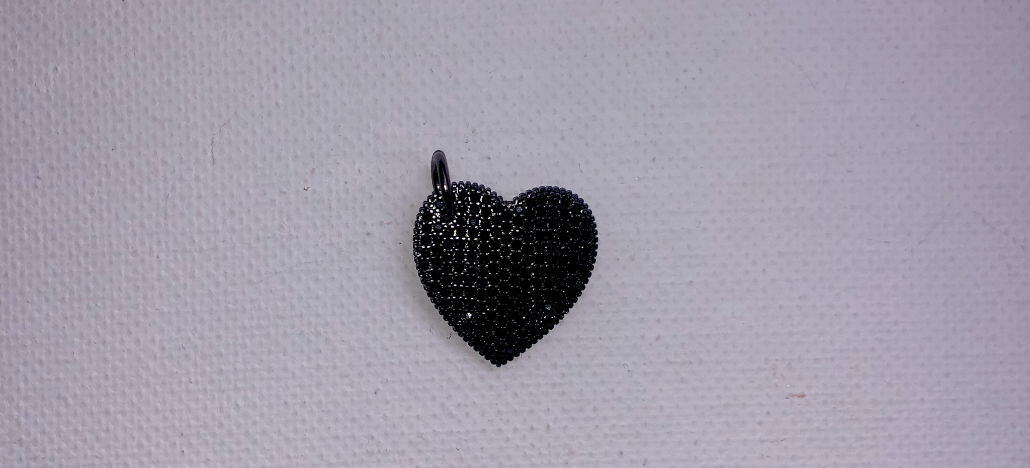 Black Heart Charm
