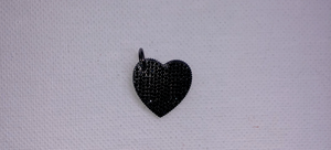 Black Heart Charm