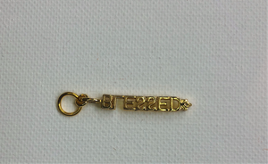 Gold BLESSED Charm