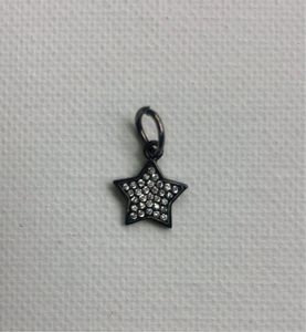Gunmetal Star Charm