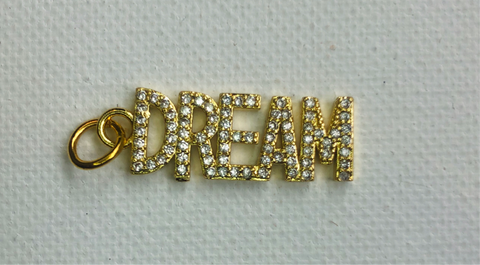 Gold DREAM Charm